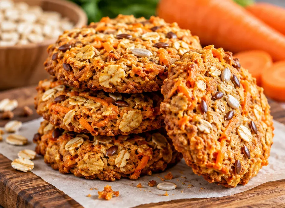 Outra foto de biscoitos Integrais de Cenoura