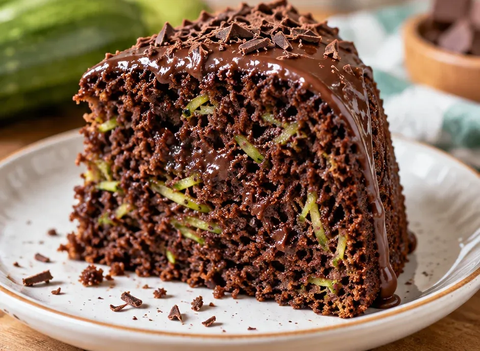 Outra foto de bolo de Abobrinha com Chocolate Bem Fofinho