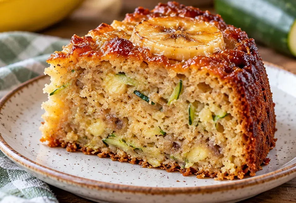 Outra foto de bolo de Banana com Abobrinha