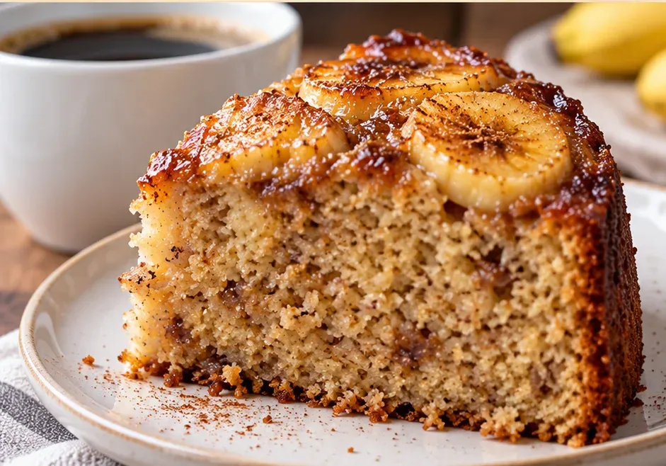 Outra foto de bolo de Banana com Café