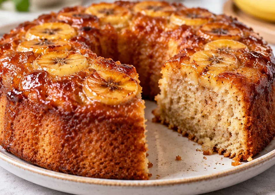 Outra foto de bolo de Banana de Liquidificador