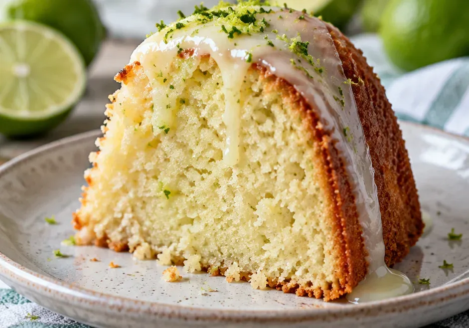 Outra foto de bolo de Limão Estilo Key Lime