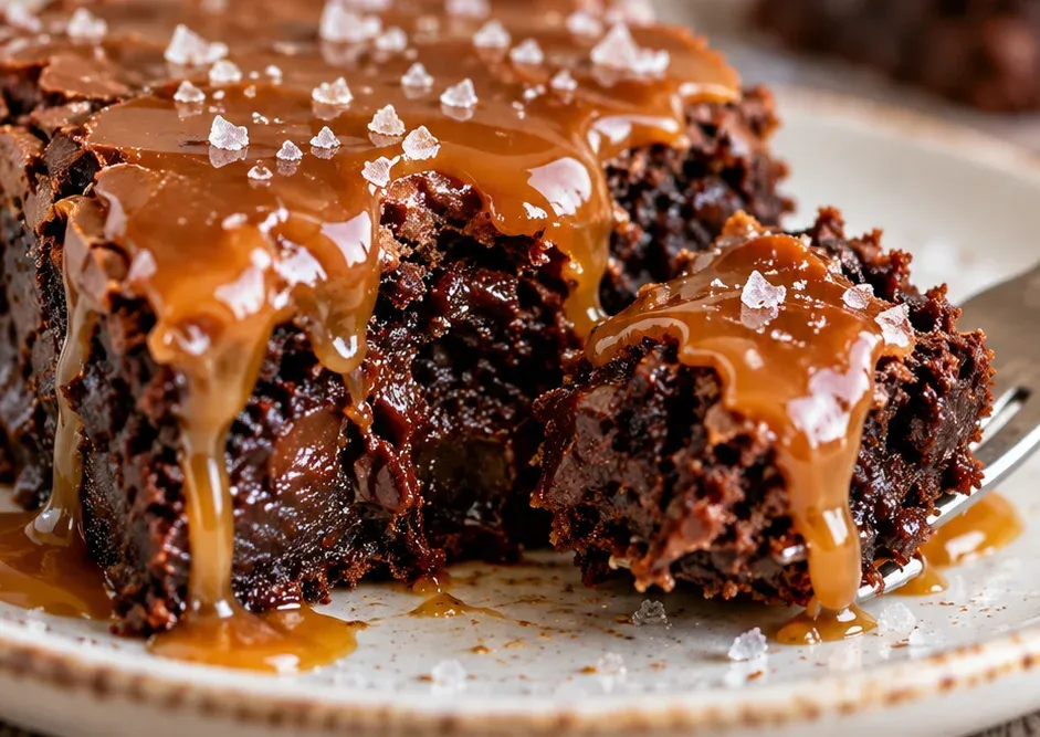 Outra foto de brownie com Caramelo Irresistível
