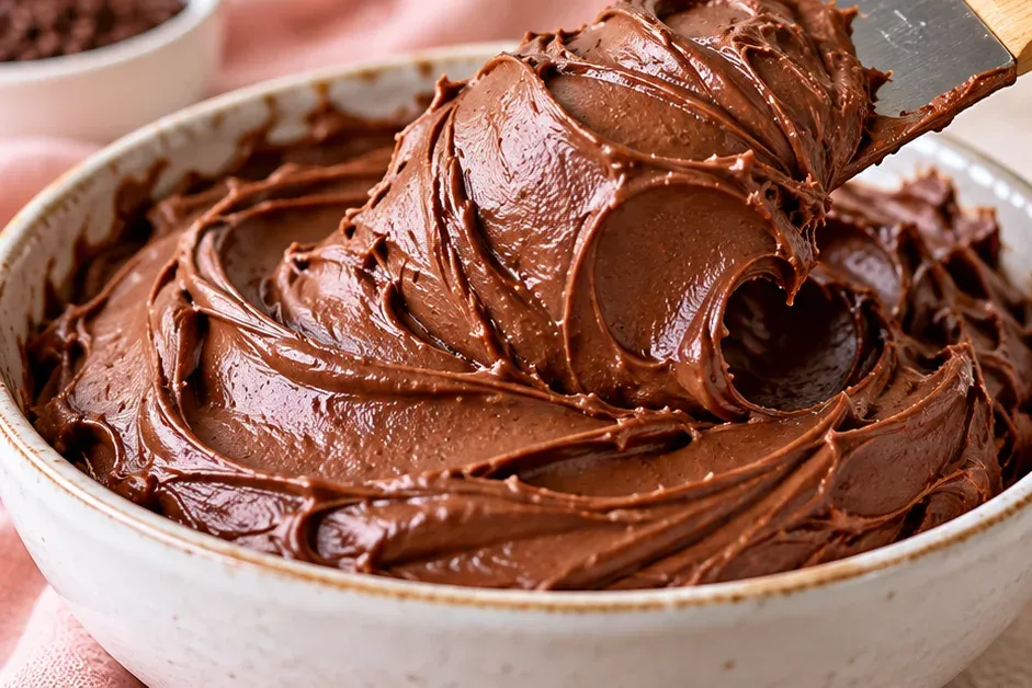 Outra foto de cobertura de Buttercream de Chocolate