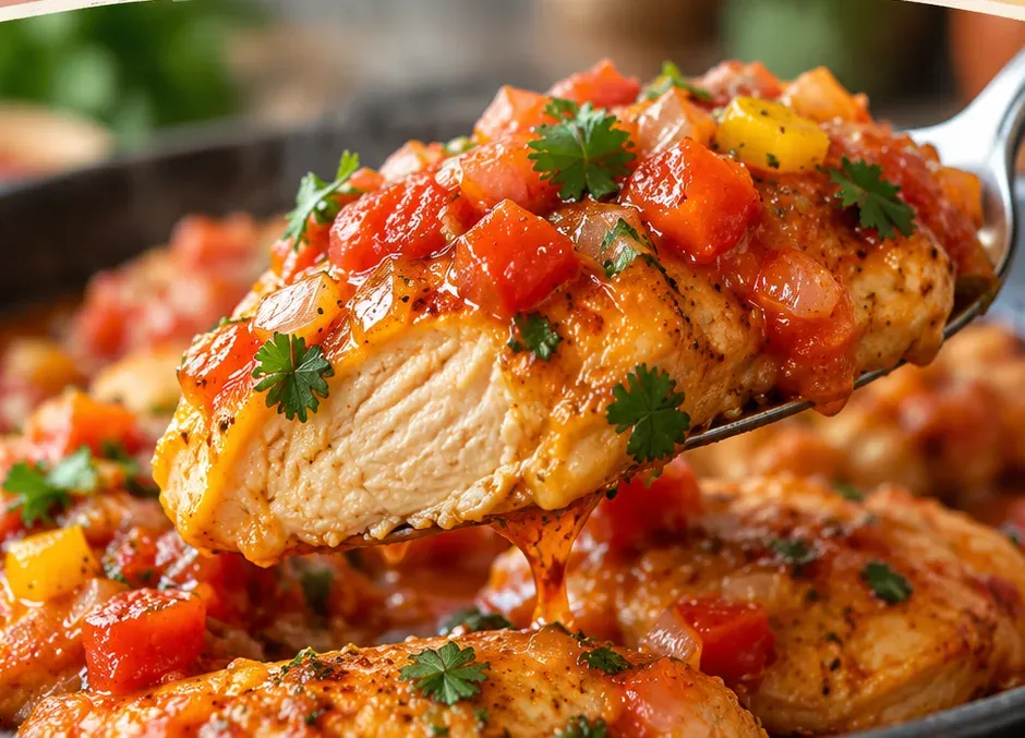Outra foto de frango ao Molho Salsa Mexicano