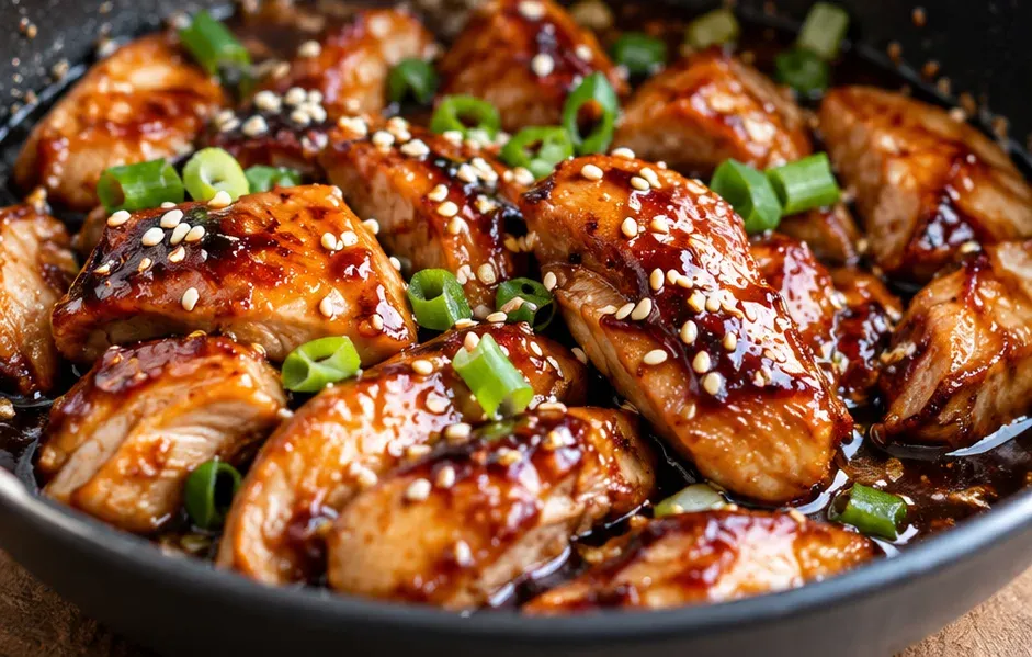 Outra foto de frango Teriyaki