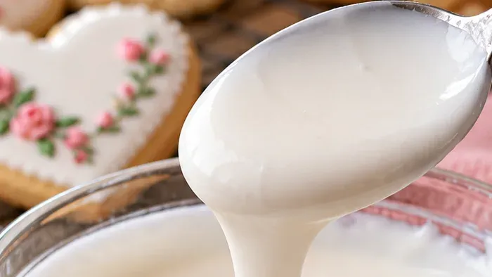 Foto de glacê Real Sem Merengue em Pó para Decorar Biscoitos pronto para servir