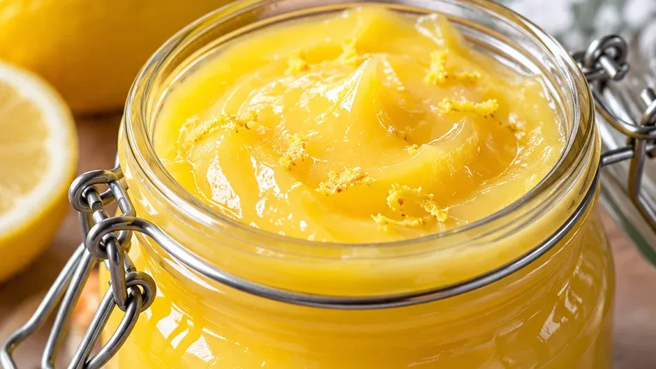 Foto de lemon Curd Caseiro (Creme de Limão) em 20 Minutos pronto para servir