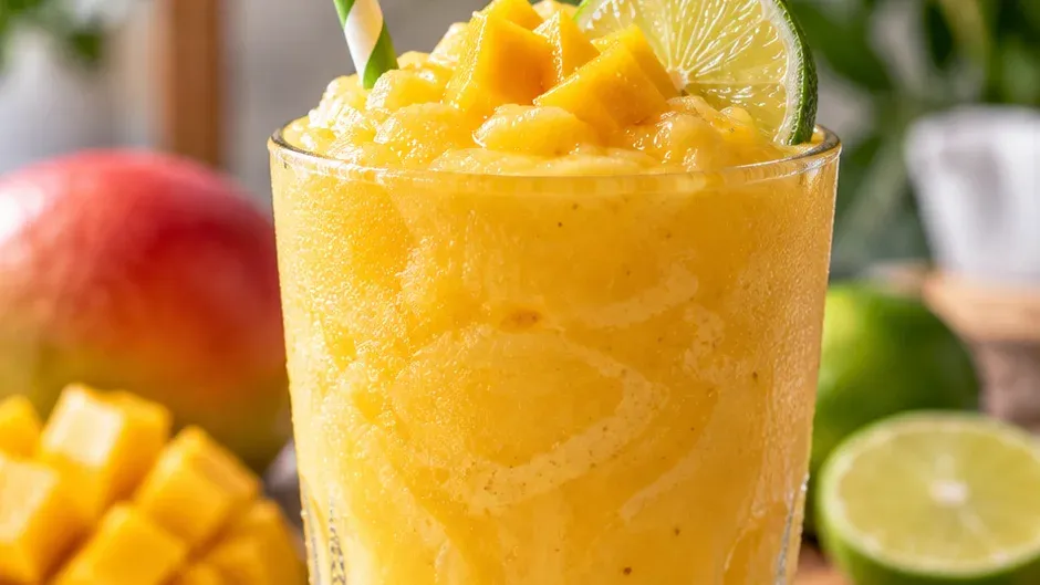 Foto de limonada Frozen de Manga (Bebida Viral) pronto para servir
