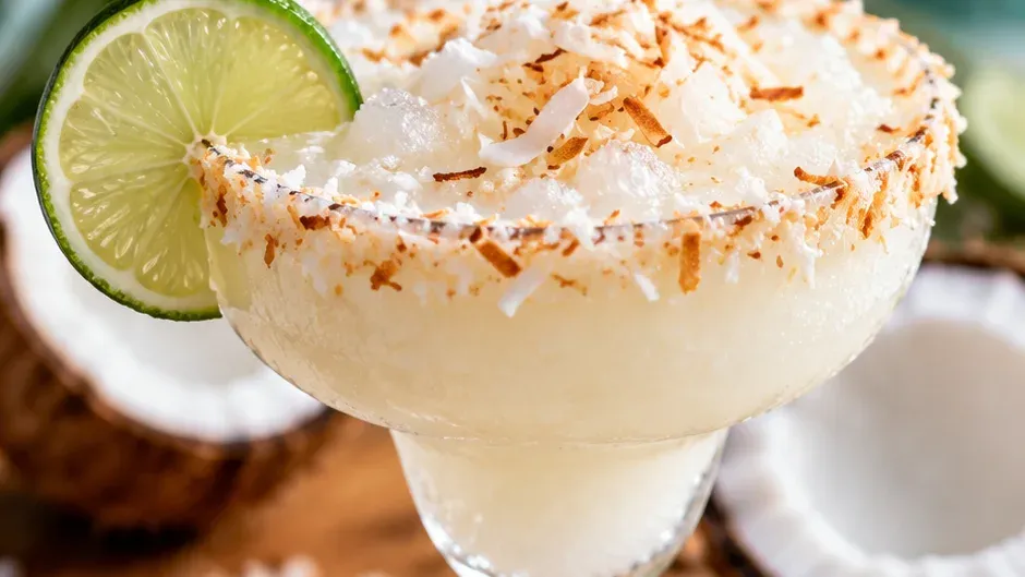 Foto de margarita de Coco pronto para servir