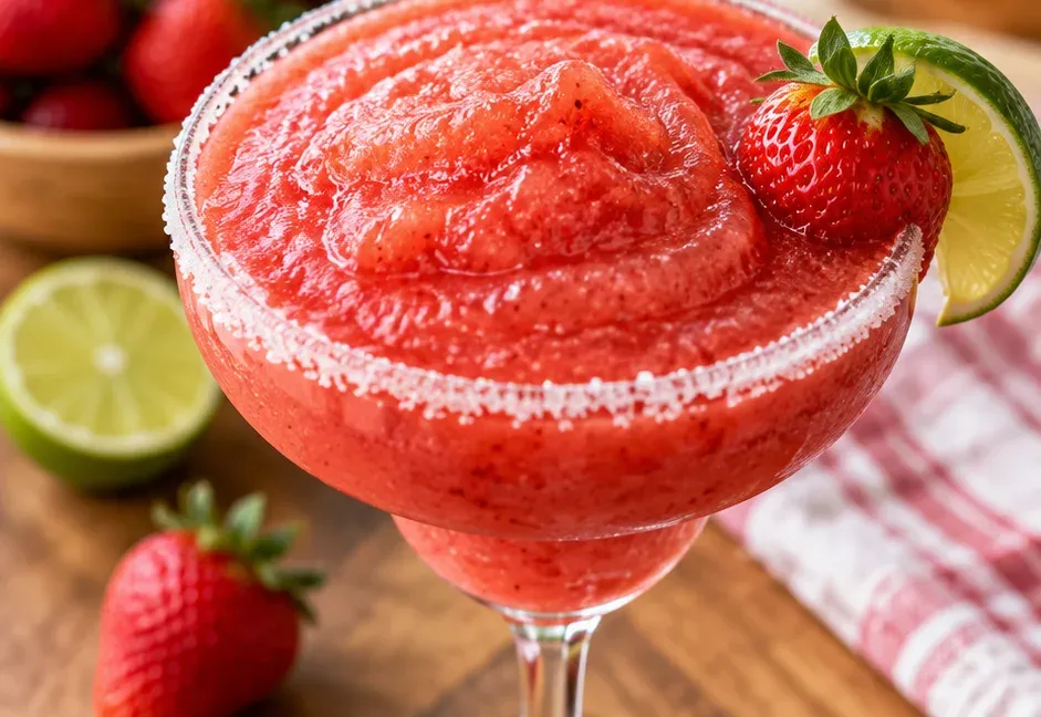 Outra foto de margarita Frozen de Morango Sem Álcool