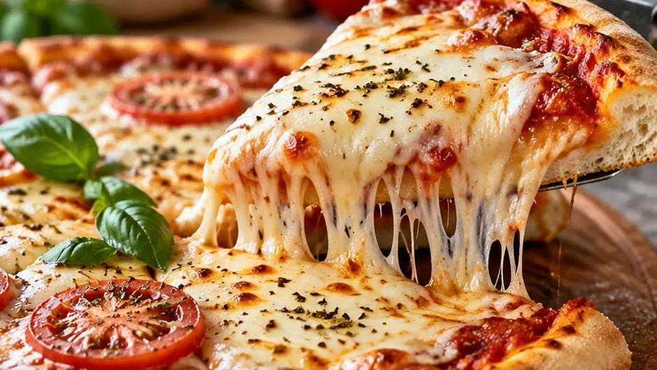 Foto de massa de Pizza Caseira Fácil pronto para servir
