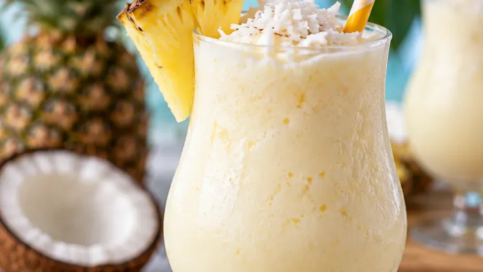 Foto de piña Colada Sem Álcool pronto para servir