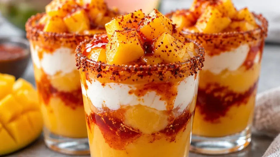 Foto de shot de Doce Mexicano com Manga pronto para servir